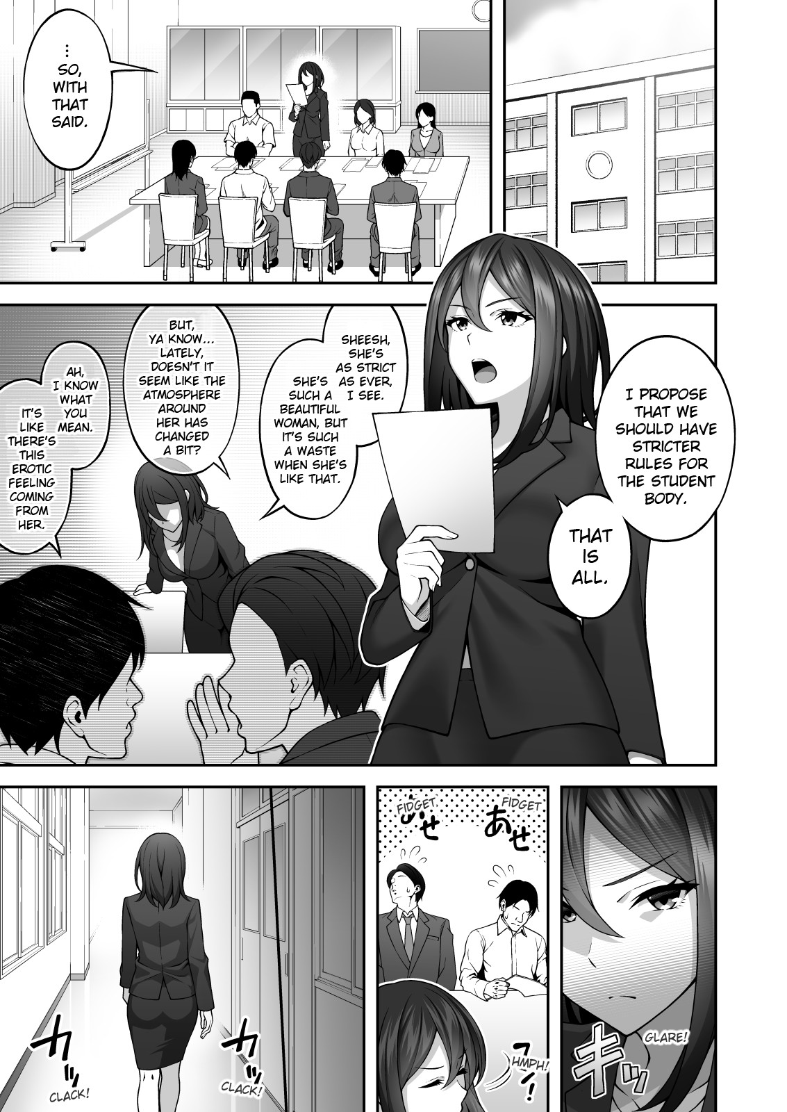 Hentai Manga Comic-(Hypnotism School 3) Thanks to Hypnotism, I Had the High and Mighty Female Teacher in the Palm of My Hands-Read-38